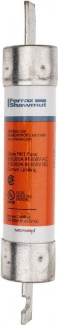 Ferraz Shawmut A6D90R Cylindrical Time Delay Fuse: RK1, 90 A, 34 mm Dia