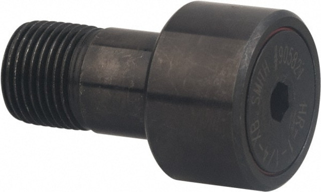 Accurate Bushing HR-2-1/4-XB 2-1/4" Roller Diam x 1-1/4" Width, 1-1/8" Stud Diam x 2" Length, Sealed Heavy Stud Cam Follower with Hex