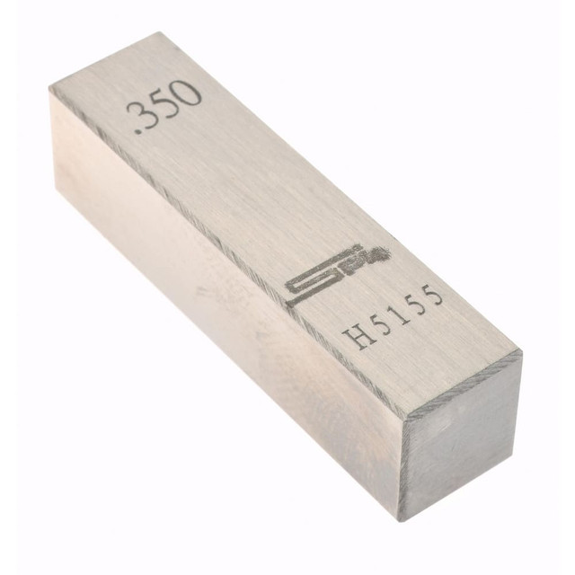 SPI 15-073-0 Rectangle Steel Gage Block: 0.35", Grade AS-1
