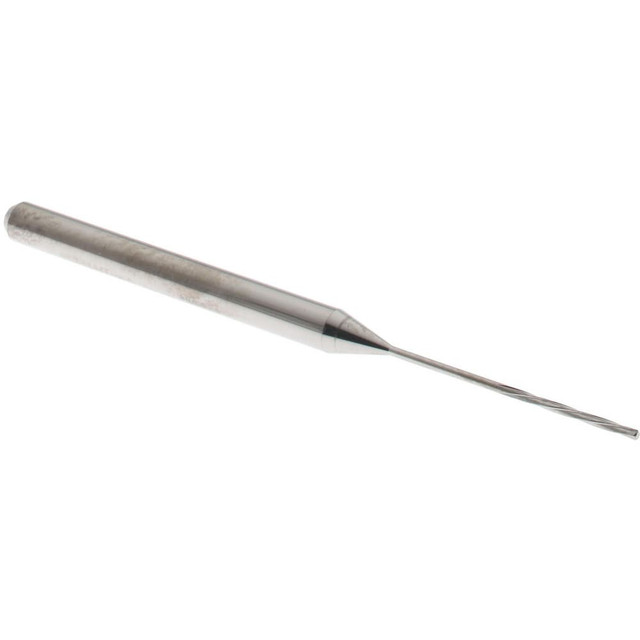 Hertel MR34-0264.281 Chucking Reamer: 0.67 mm Dia, 50 mm OAL, 7 mm Flute Length, Spiral Flute, Straight Shank, Solid Carbide