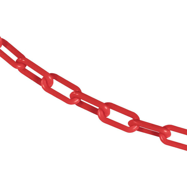 Mr. Chain 30005-500 Barrier Rope & Chain; Material: Plastic; Polyethylene ; Material: HDPE ; Type: Safety Chain ; Snap End Material: Plastic; Polyethylene ; Hook Fitting Material: Plastic ; Color: Red