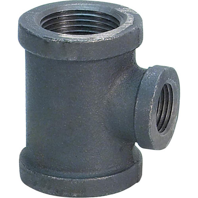 USA Industrials ZUSA-PF-20513 Black Pipe Fittings; Fitting Type: Dual Reducing Tee ; Fitting Size: 1-1/4" x 1" x 1/2" ; End Connections: NPT ; Material: Iron ; Classification: 150 ; Fitting Shape: Tee