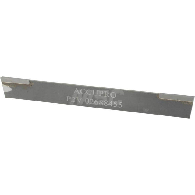 Accupro P-2-V Cutoff Blade: Parallel, 3/32" Wide, 1/2" High, 3-1/2" Long
