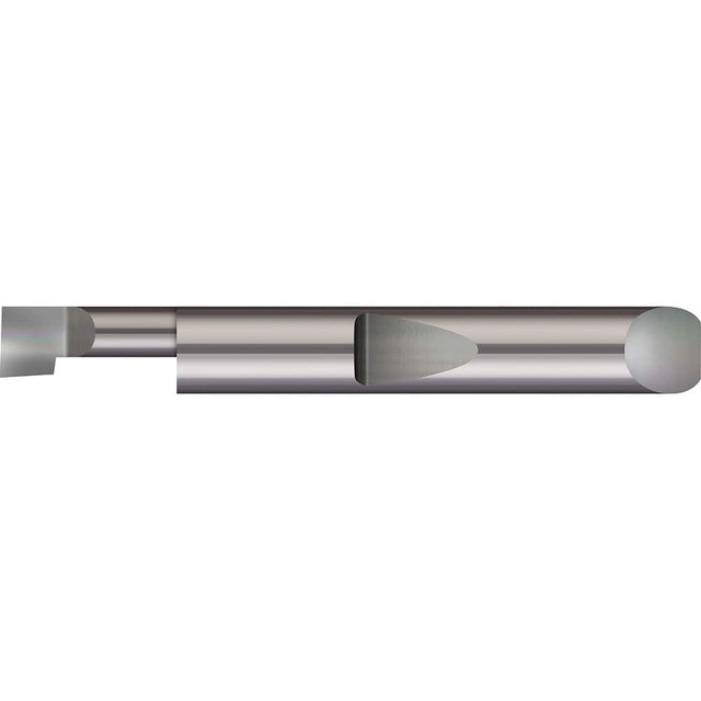 Micro 100 QBB-100150-000 Boring Bars; Boring Bar Type: Boring ; Cutting Direction: Right Hand ; Minimum Bore Diameter (Decimal Inch): 0.1100 ; Minimum Bore Diameter (mm): 2.800 ; Material: Solid Carbide ; Maximum Bore Depth (Decimal Inch): 0.1500