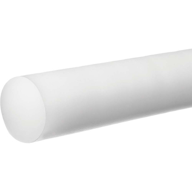 USA Industrials BULK-PR-AC-211 Plastic Rod: Acetal, 6' Long, 3/4" Dia, White