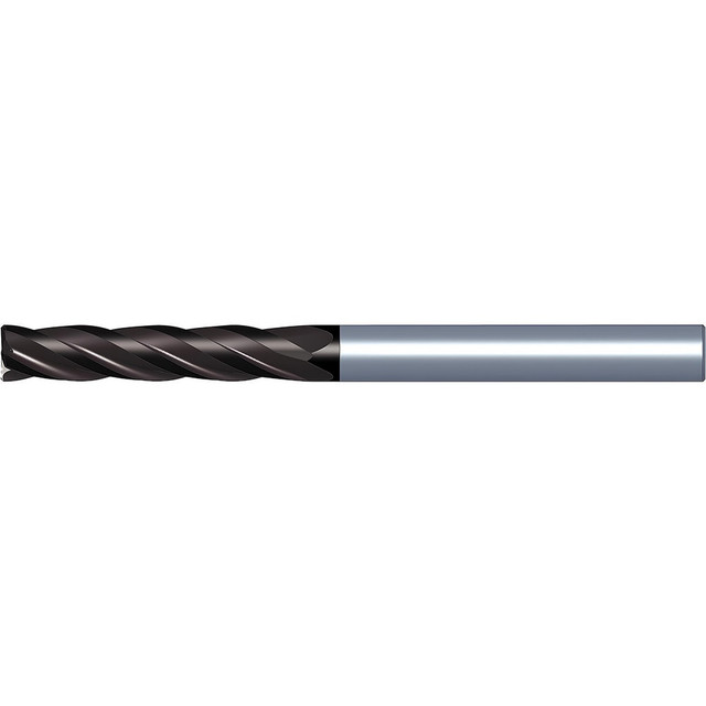 Kennametal 5824243 Corner Chamfer End Mill: 16 mm Dia, 75 mm LOC, 4 Flutes, 0.3 mm Chamfer Width, Solid Carbide