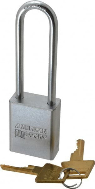 American Lock A5102KA-38746 Padlock: Steel, Keyed Alike, 1-1/2" Wide