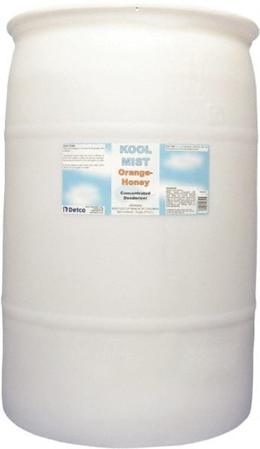 Detco 0984OH-030 Kool Mist - Orange-Honey, 30 Gal Drum, Concentrated Deodorizer