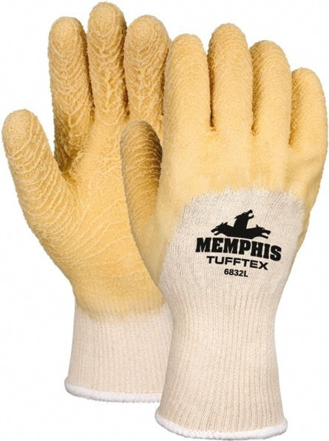 MCR Safety 6832S Chemical Resistant Gloves: Small, 23 mil Thick, Latex, Supported