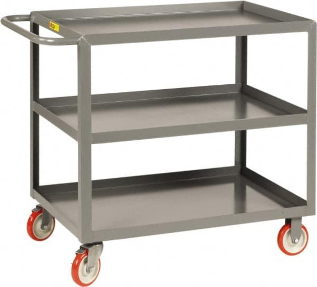 Little Giant. 3LGL-1832-BRK Service Utility Cart: Steel, Gray