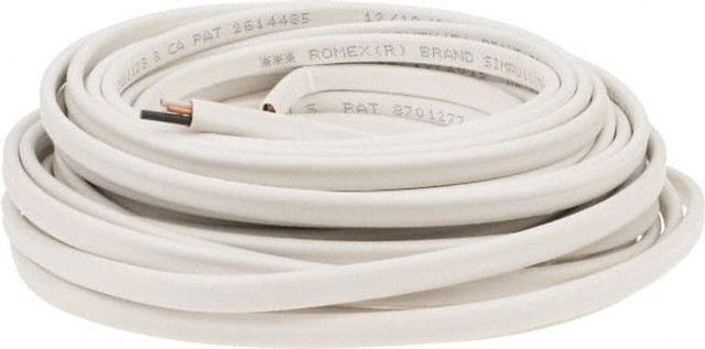 Southwire 28827422 NM-B, 14 AWG, 15 Amp, 50' Long, Solid Core, 1 Strand Building Wire