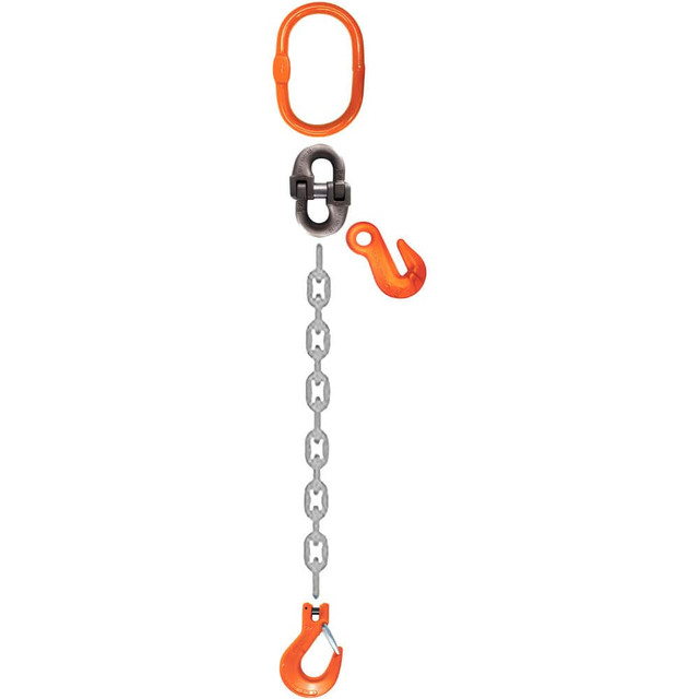 Stren-Flex CM2410G10SOSA Chain Sling: 10' Long, 35,300 lb Vertical, Steel