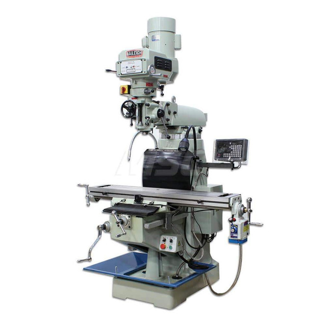 Baileigh 1019108 Knee Milling Machine: Variable Speed Control, 1 Phase