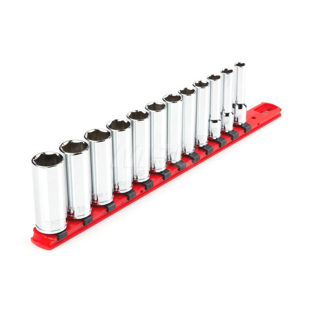 Tekton SHD91106 Socket Set Socket Set: 12 Pc, 8 to 19 mm Socket