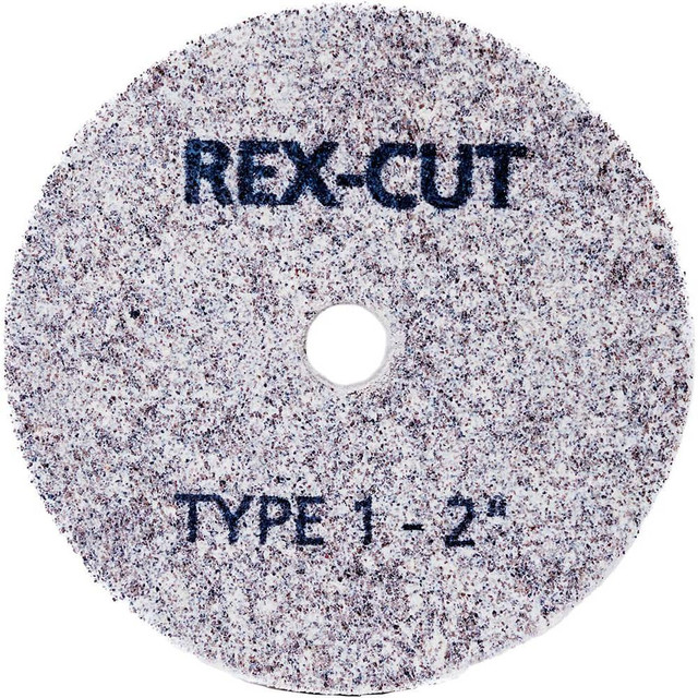 Rex Cut Abrasives 830087 Deburring Wheels; Wheel Diameter (Inch): 2 ; Face Width (Inch): 1/4 ; Center Hole Size (Inch): 1/4 ; Abrasive Material: Aluminum Oxide ; Grade: Very Fine ; Wheel Type: Type 1