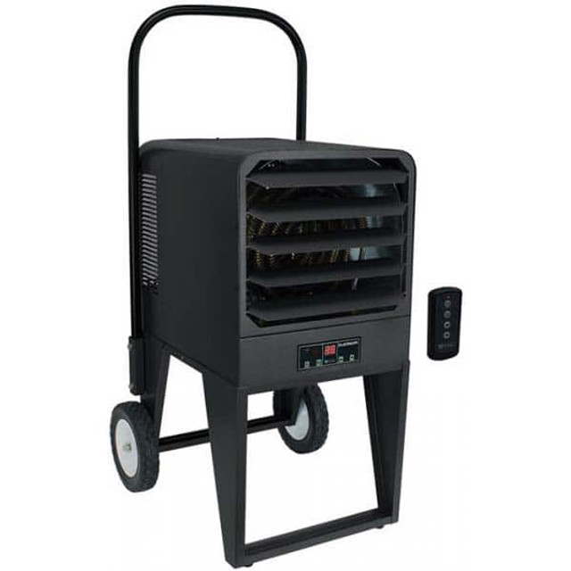 King Electric PKB2010-1-P Electric Forced Air Heaters; Heater Type: Portable Unit ; Maximum BTU Rating: 34121 ; Voltage: 208V ; Phase: 1 ; Wattage: 10000 ; Overall Width (Inch): 19