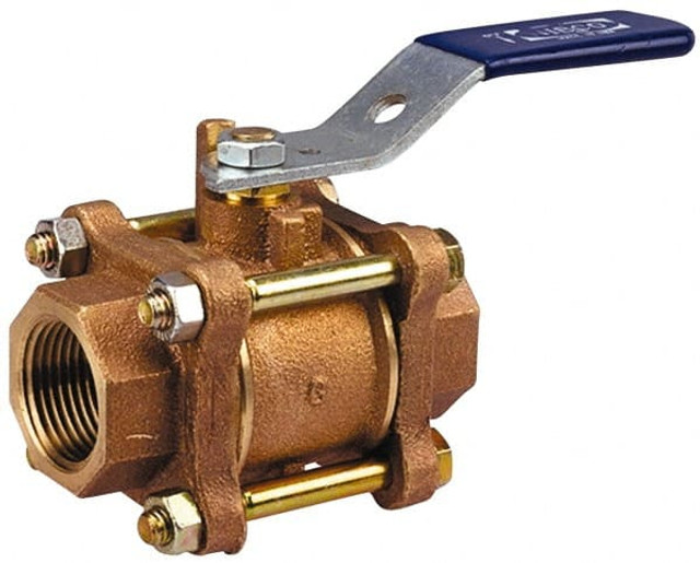 NIBCO NL97U0B Standard Manual Ball Valve: 1-1/4" Pipe, Full Port