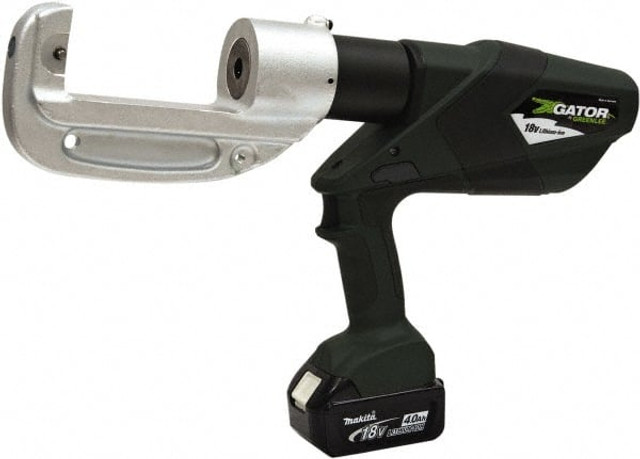 Greenlee EK1550LX11 Power Crimper: 30,000 lb Capacity, Lithium-ion Battery Included, Pistol Grip Handle, 120V