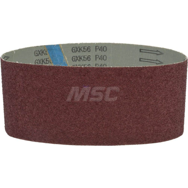 Tru-Maxx 7262 Abrasive Belt: 4" Wide, 24" Long, 40 Grit, Aluminum Oxide