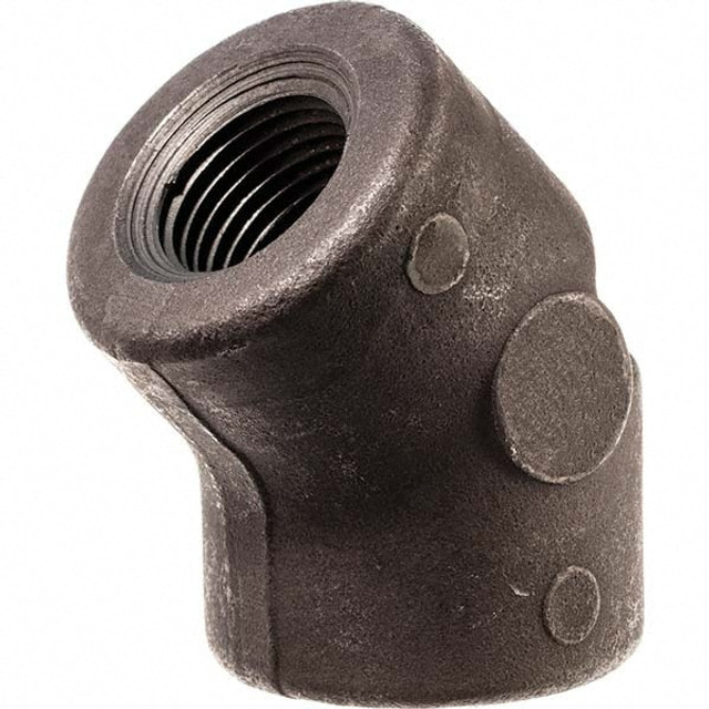 USA Industrials ZUSA-PF-6526 Black 45 ° Elbow: 1/4", Threaded