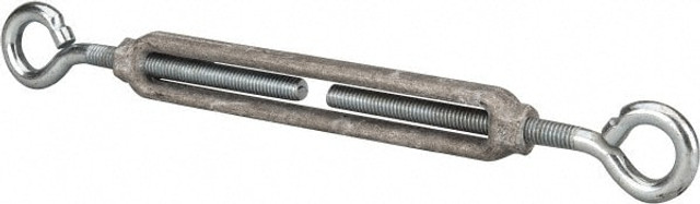 MSC 05123-1 144 Lb Load Limit, 3/8" Thread Diam, 2-7/8" Take Up, Aluminum Eye & Eye Turnbuckle