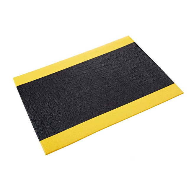 Crown Matting K4 0312YB Anti-Fatigue Mat: 12' Length, 3' Wide, 1/2" Thick, Polyvinylchloride