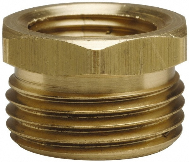 CerroBrass P-18A-12E Garden Hose Fitting: Male Hose to Female Pipe, FPT, Brass