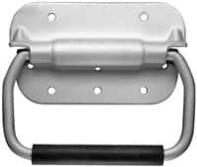 Guden MS18012001 4-3/4" Wide Plate x 2-3/4" High Plate, 4-3/8" Bail ID, Spring Loaded Chest Handle