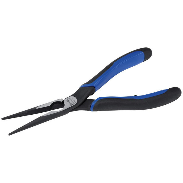 Williams JHW2430G-6 Long Nose Pliers; Pliers Type: Long Nose Pliers ; Jaw Texture: Serrated ; Jaw Length (Inch): 2 ; Jaw Width (Inch): 21/32 ; Jaw Bend: 0 ; Handle Type: Comfort Grip