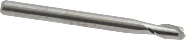 M.A. Ford. 16412500 Square End Mill: 1/8'' Dia, 1/4'' LOC, 1/8'' Shank Dia, 1-1/2'' OAL, 2 Flutes, Solid Carbide