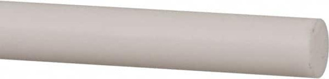 Value Collection 5502910 Plastic Rod: Polytetrafluroethylene, 6' Long, 3/4" Dia