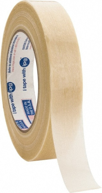 Intertape RG15..28 Packing Tape: 1" Wide, Clear, Rubber Adhesive