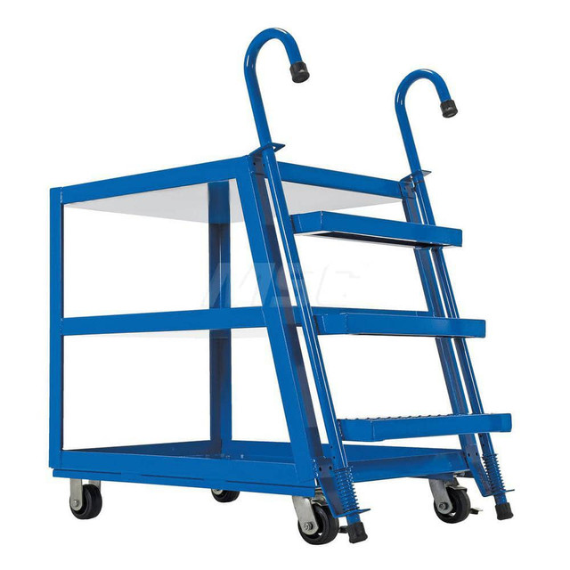 Vestil SPS3-2236-5PU Utility Cart: Steel, Blue