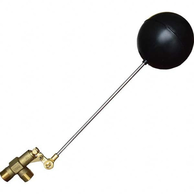 Control Devices R400-1/2-5P-LF Float Valves; End Connection: MIP ; Valve Body Material: Lead-Free Brass; Stainless Steel ; Float Material: Brass ; GPM @ 50 Psi: 16.00