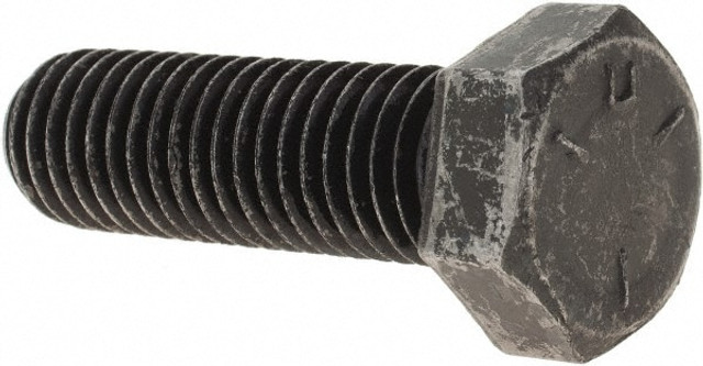 Value Collection 97149 Hex Head Cap Screw: 5/8-11 x 2", Grade 5 Steel, Uncoated