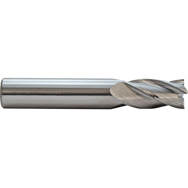 M.A. Ford. 11107090A Square End Mill:  0.0709" Dia, 0.2126" LOC, 0.1181" Shank Dia, 4 Flutes, Solid Carbide