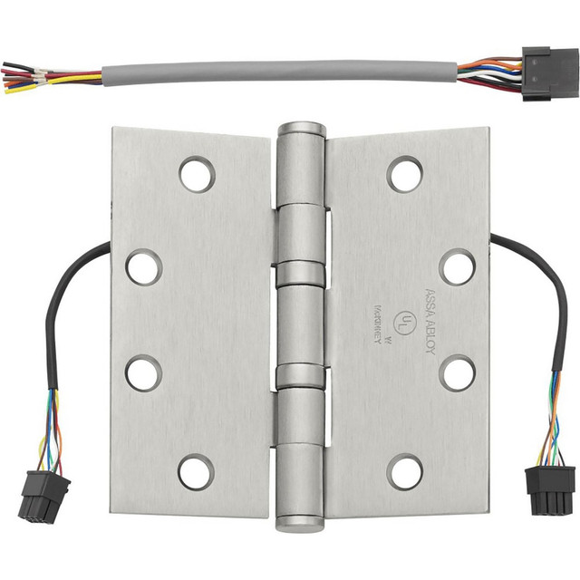 McKinney TA2314 4-1/2X4- Commercial Hinges; Mount Type: Full-Mortise ; Hinge Material: Steel ; Length (Inch): 4-1/2 ; Finish: Satin Stainless Steel ; Door Leaf Height (Decimal Inch): 4.5000 ; Door Leaf Width (Decimal Inch): 2.2500