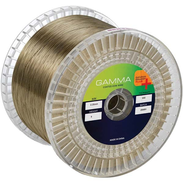 Single Source Technologies GBP-20H350 Electrical Discharge Machining Wire; Wire Material: Brass ; Outside Diameter (Decimal Inch - 4 Decimals): 0.0001 ; Diameter Tolerance (Decimal Inch): 0.0080 ; Maximum Tensile Strength (psi): 160000 ; Tensile Stre