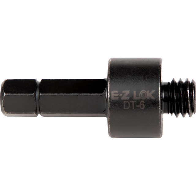 E-Z LOK DT-6 Hex Drive & Slotted Drive Threaded Inserts; Product Type: Knife ; Thread Size: 3/8-16 ; Material: Steel ; Finish: Uncoated ; Drill Size: 0.5000 ; Hex Size: 3/8