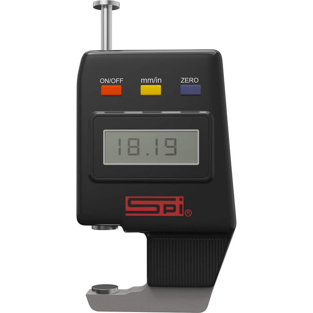 SPI 13-161-5 0mm to 15mm Measurement, 0.01mm Resolution Electronic Thickness Gage