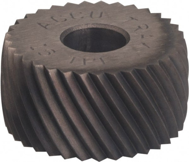 MSC KPLV233FNC Convex Knurl Wheel: 3/4" Dia, 90 ° Tooth Angle, 33 TPI, Diagonal, Cobalt