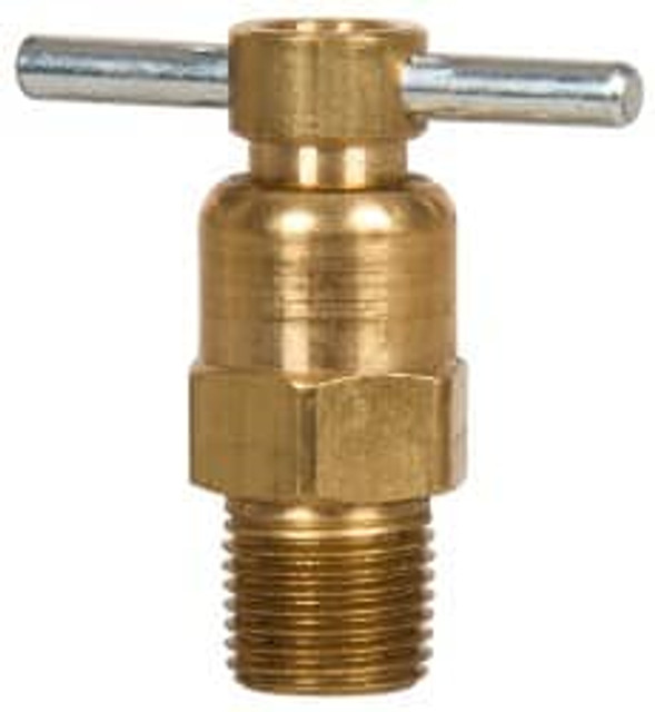 Eaton 1424A Steel Internal Seat Drain Cock & Shutoff Valve