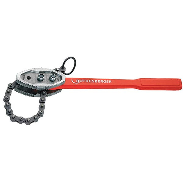 Rothenberger S16070247R Chain & Strap Wrench: 64" Max Pipe, 57" Chain Length