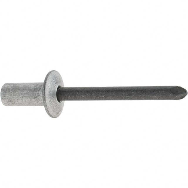 RivetKing. ABS84CE/P100 Closed End Sealing Blind Rivet: Size 84, Dome Head, Aluminum Body, Steel Mandrel