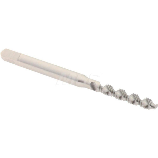 Hertel K008096AS Spiral Flute Tap: #4-40 UNC, 2 Flutes, Bottoming, 2B/3B Class of Fit, High Speed Steel