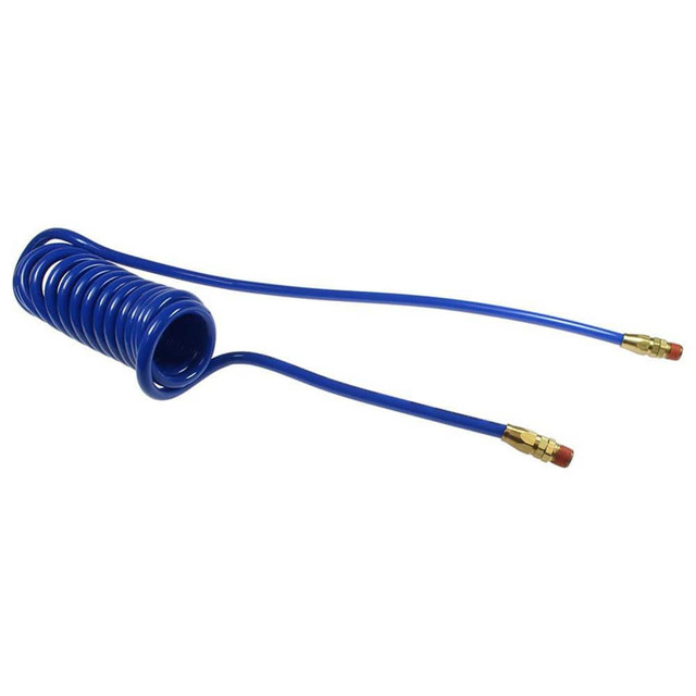 Coilhose Pneumatics PR532-25B-B Coiled & Self Storing Hose: 25' Long, Male Swivel x Male Swivel