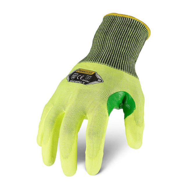 ironCLAD SKC2PU-Y-05-XL Puncture-Resistant Gloves:  Size  X-Large,  ANSI Cut  A2,  ANSI Puncture  4,  Polyurethane,  HPPE