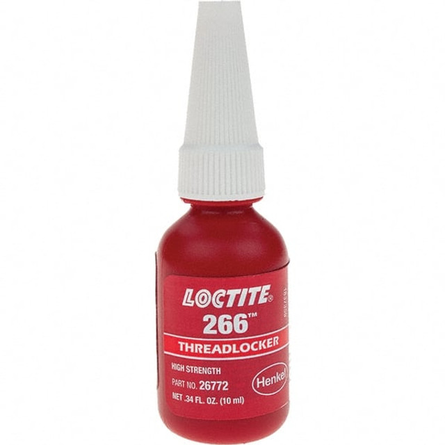 Loctite 232327 Threadlocker: Red, 10 mL, Bottle