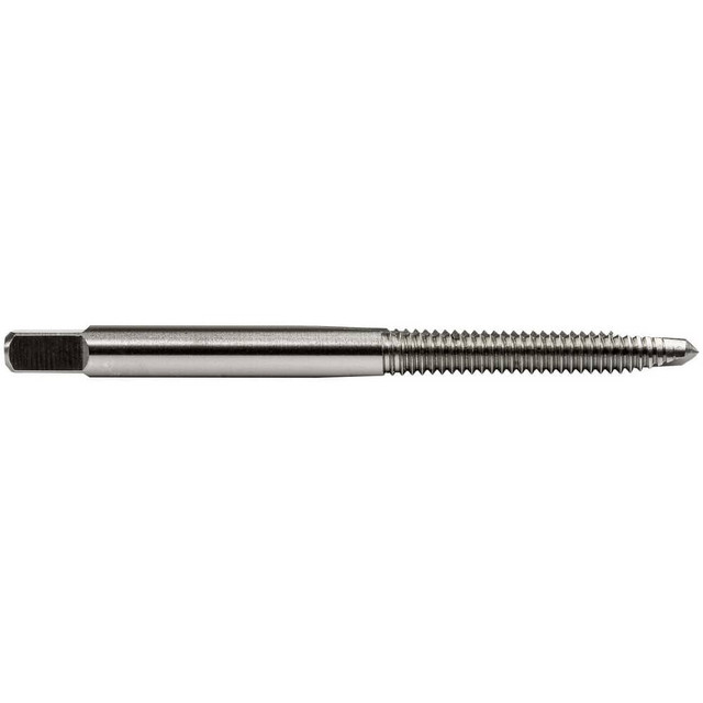 Union Butterfield 6006772 Spiral Point Tap: #6-32 UNC, 2 Flutes, Semi Bottoming Chamfer, 3B Class of Fit, High-Speed Steel, Bright/Uncoated