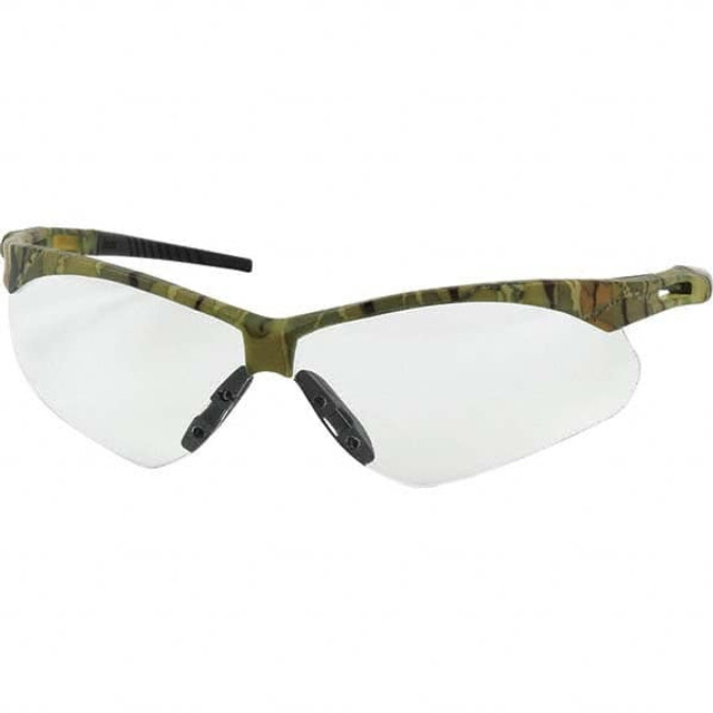 Bouton. 250-AN-10130 Safety Glass: Scratch-Resistant, Clear Lenses, Frameless, UV Protection